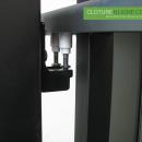 PORTAIL COULISSANT ALU ALEACLO 4m00 x 1m50 ENTRE PILASTRES - vue 1