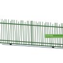PORTAIL COULISSANT ALU ALEACLO 4m00 x 1m50 AVEC POTEAUX - vue 1